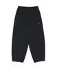 Nomaenyueol Wave Curved Cotton Pants - Black