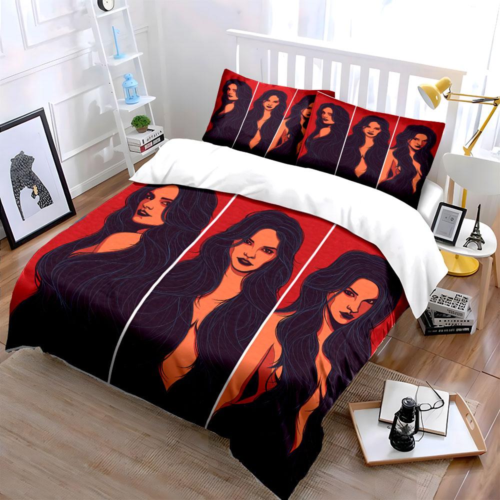 Elegant Woman Trio Art Set Bedding Duvet Cover Set Duvet Cover Pillowcases (1*Duvet Cover 2*Pillowcases, without duvet insert)