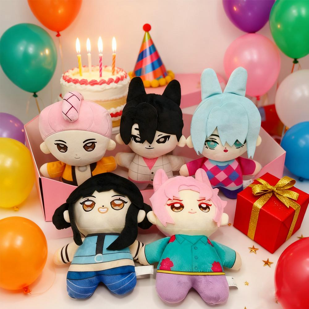 7style  Demon Hunters Tiger Plush Cute Cartoon Bird Plushie Kawaii Anime Stuffed Doll Soft Decor Pillow Toy Gift