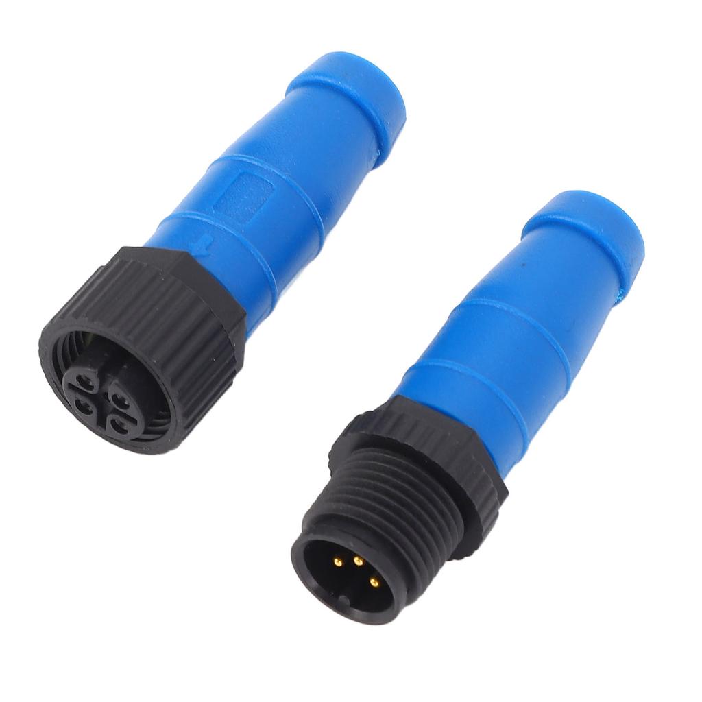 Male Female Terminator for NMEA 2000 Network Heat Cold Resistant Plastic Housing A Type M12 5Pin Resistor Terminator