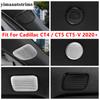 Roof Speaker Horn Sound Frame / Pillar A Tweeter Cover Trim Stainless Steel Accessories For Cadillac CT4 / CT5 CT5-V  - 2024
