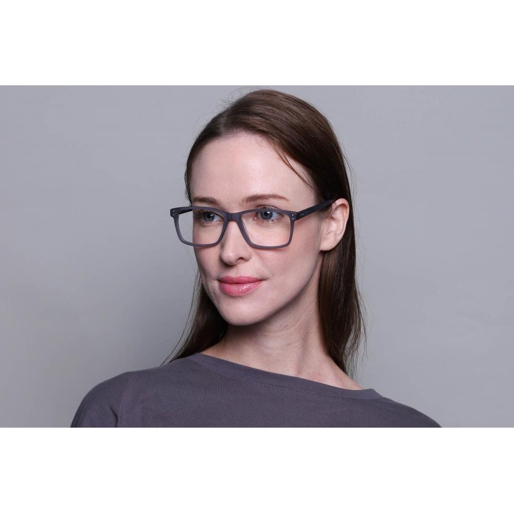 Full Rim Square Grey Smartbuy Collection Kaya A84a Fashion Unisex Eyeglasses