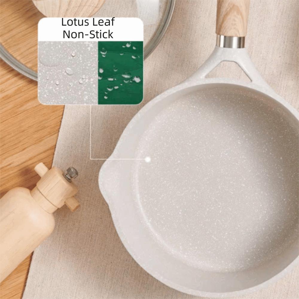 Spout Design Aluminum Zinc Zinc Alloy Milk Pot Non-stick Soup Pan Mini Saucepan  Stove