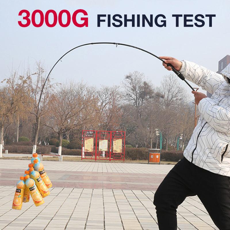 1.65M 1.8M 2.1M Ultralight Fishing Rod M Fishing Rod Carbon Hard Adjustable Insertion Lure Rod