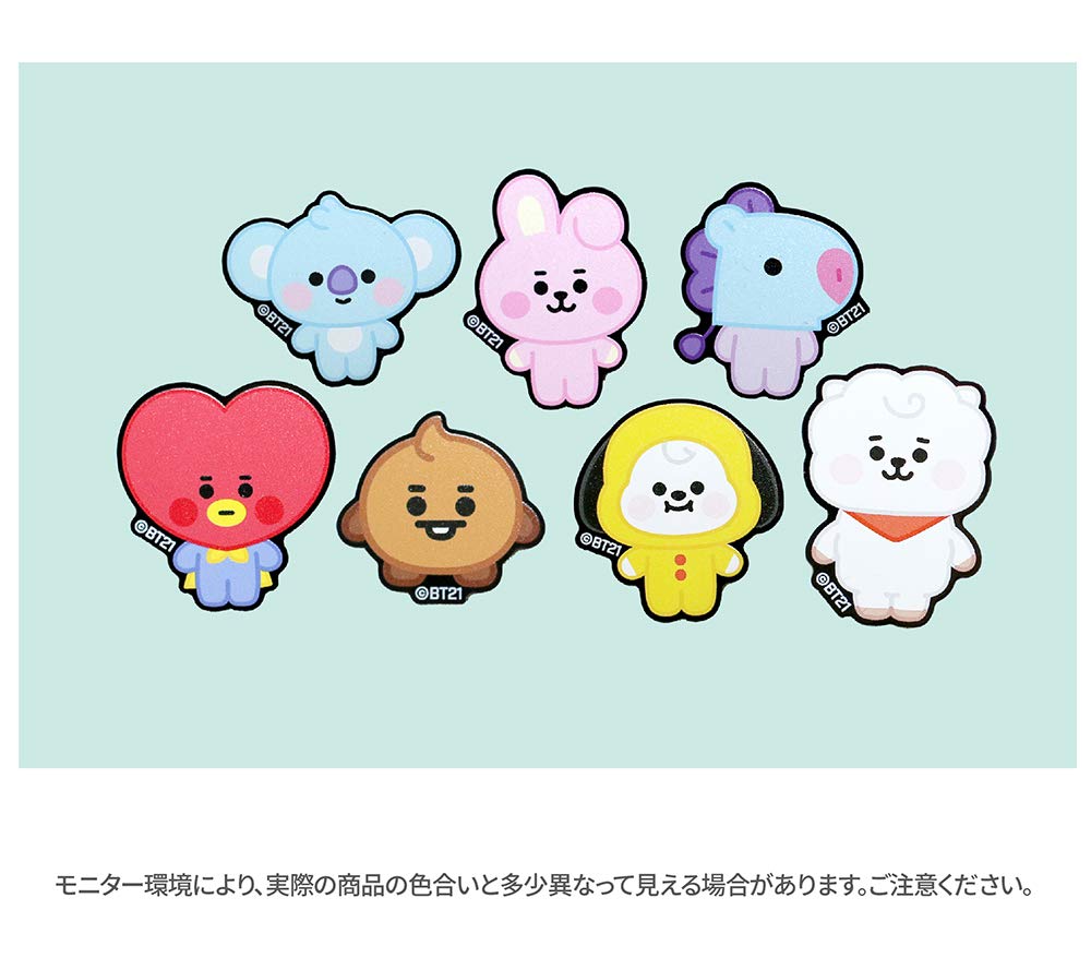 BT21 Acrylic Pin Badge Character Pin Badge Accessory KOYA [Official] - - BABY, TATA, RJ, CHIMMY, COOKY, SHOOKY, MANG, (MANG)