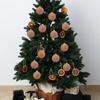 Festive Hanging Decorations Christmas Ball Decorations Flocked Velvet Christmas Ball Ornaments Set for Holiday Party Decor 15