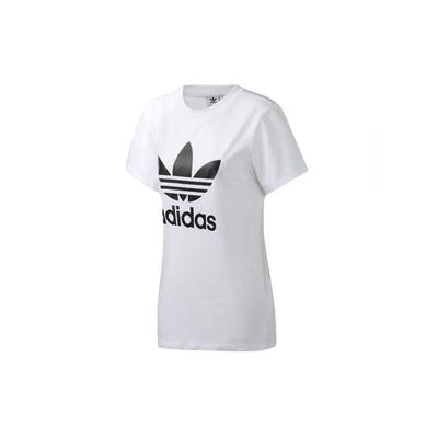 Originals Trefoil Breathable Short Sleeve T-Shirt Women Tops White DX2322