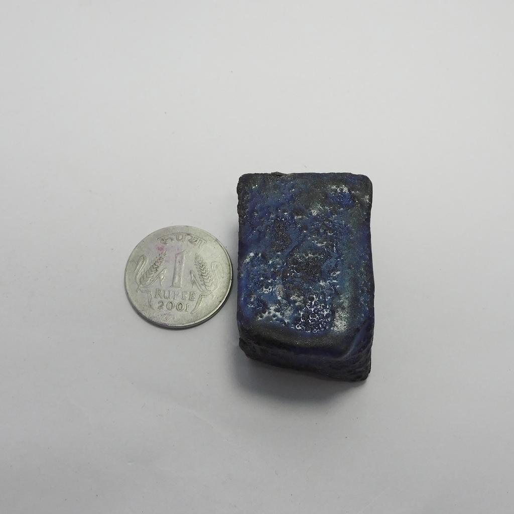 Natural Blue Uncut Rough Sapphire 282.30 Ct Loose Gemstone For Craft CERTIFIED