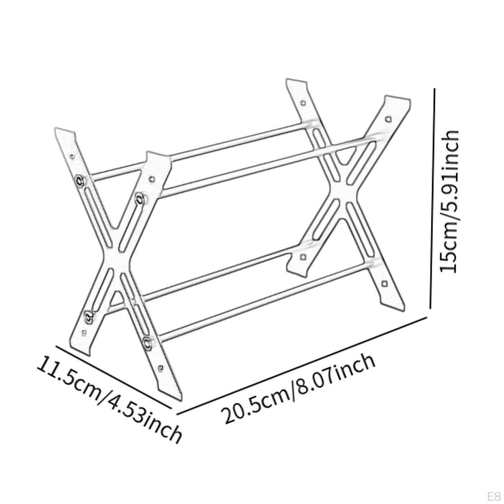 RC Car Alloy Tires Rack Crawler Tire Wheel Rim Holder Display Metal Stand