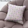 Floral Print Square Throw Pillow Covers  Pattern Cushion Cover Suitable For Sofa Bedroom Car Pillow Cover