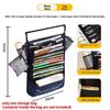 Oxford Cloth Multilayer Wall Mount Organizer With Hanging Design For Classroom And Home Storage