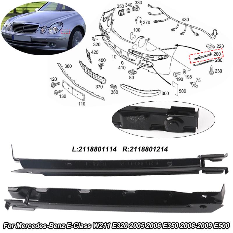 Left/Right Car Front Bumper Bracket Frame Bar 2118801114 For Mercedes-Benz E-Class W211 E320 2005 2006 E350 2006-2009 E500 Parts