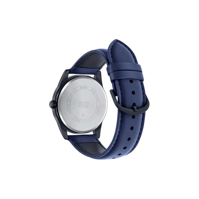 Casio CASIOSTANDARD Series Men's Pointer Display Watch Series Simple Classic Date Display General Timing Status Waterproof Quartz MTP-VD02BL-2E