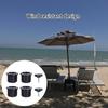 Set of 8 Plastic Patios Table Umbrella Hole Rings Plug Caps Garden Parasol Hole Insert Set for Outdoor Umbrella Support