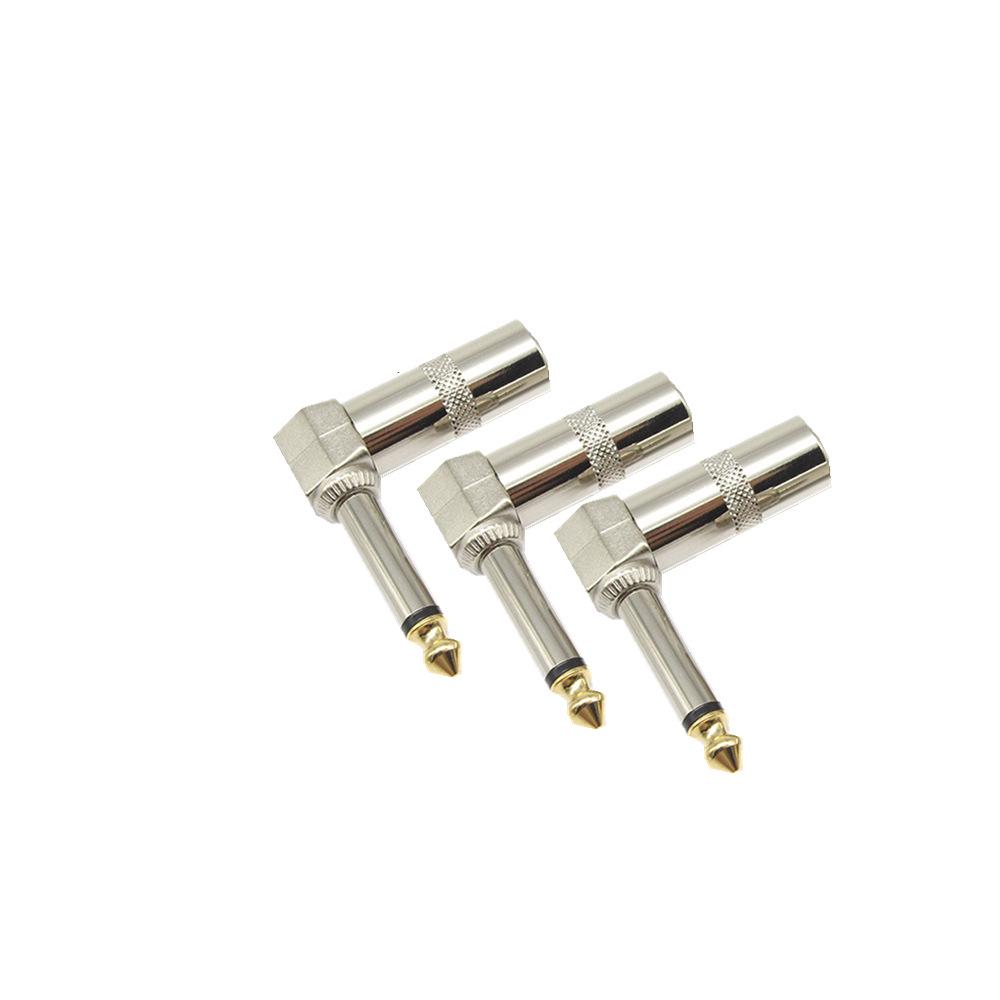 Gold-Plated 6.35MM Guitar/Bass Cable Plug, 6.5MM Welding Connector