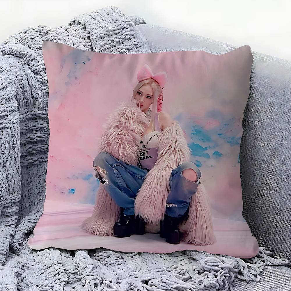 

Singer SOMI Pillow Gift Home Office Decoration Pillow Bedroom Sofa Car Cushion CoverPillow Case 12x12Inch