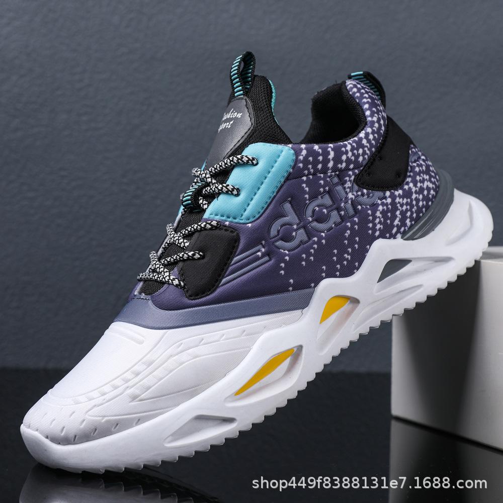 

Men s Shoes 2025 New Spring and Autumn Sports Casual Men s Running Forrest Gump Dad Teen Versatile High Trend Shoes 39 белый