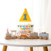 Baby Wooden Montessori Toys Birthday Train Educational Toys Wooden Trolley Baby Learning Toys Number of Wood Baby's Birth Gift