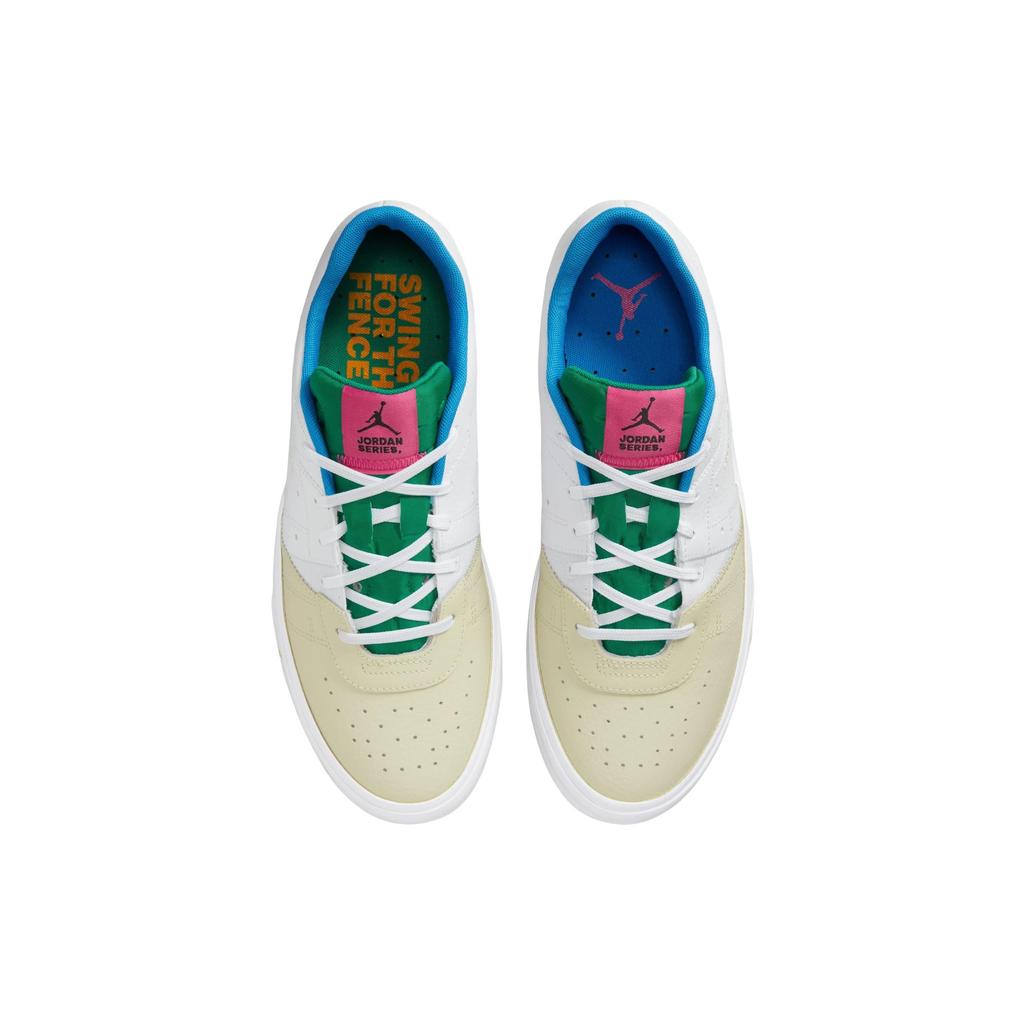 Jordan Air  Series Es Non-Slip Wear-Resistant Low-Top Skate Shoes Men Sneakers White Yellow Green FB2050-100