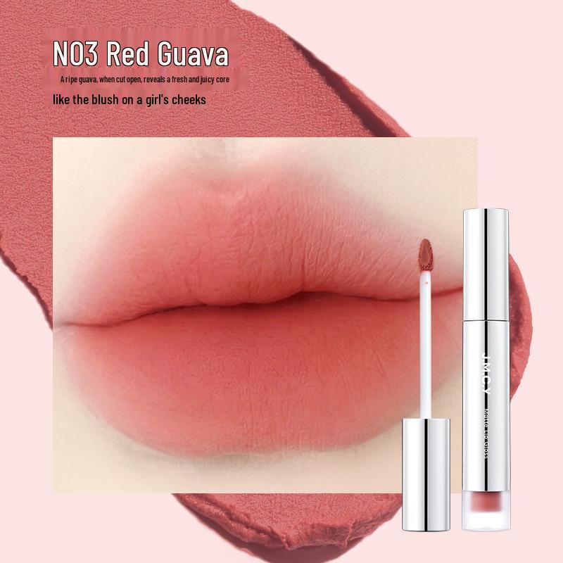 Jianmei Velvet Matte Lip Cream: Soft Mist, Non-Stick, Non-Drying, Whitening Lipstick for Students