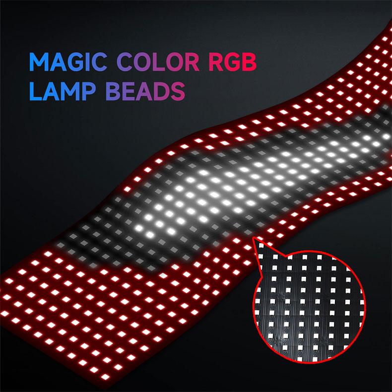 200/150/120 Cm Devil's Eye LED Truck Sign Scrolling Animation APP Remote Control LED Matrix Pixel Panel LED Display Light 12-24V