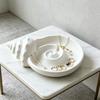 Yousheng 3D Printed Conch Jewelry Tray, Rings Earrings Necklaces Organizing Dish, Trinket Keys Holder Plate for