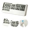 Day Countdown Electronic Timer with Stand Calendar Timer Reminder Large Screen Slim Digital Alarm Clock for Lab School Office