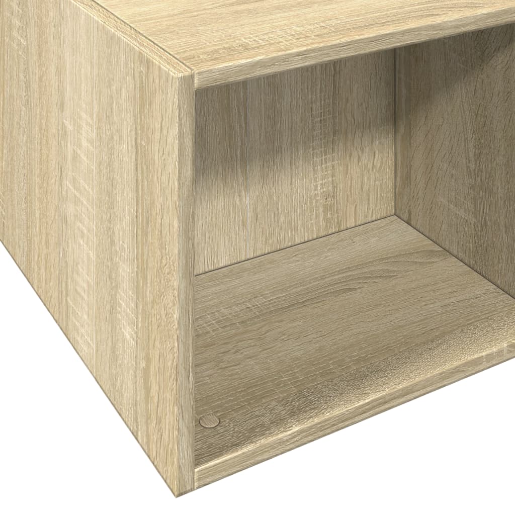 Bed Frame Sonoma Oak 120 X 190 Cm Particleboard