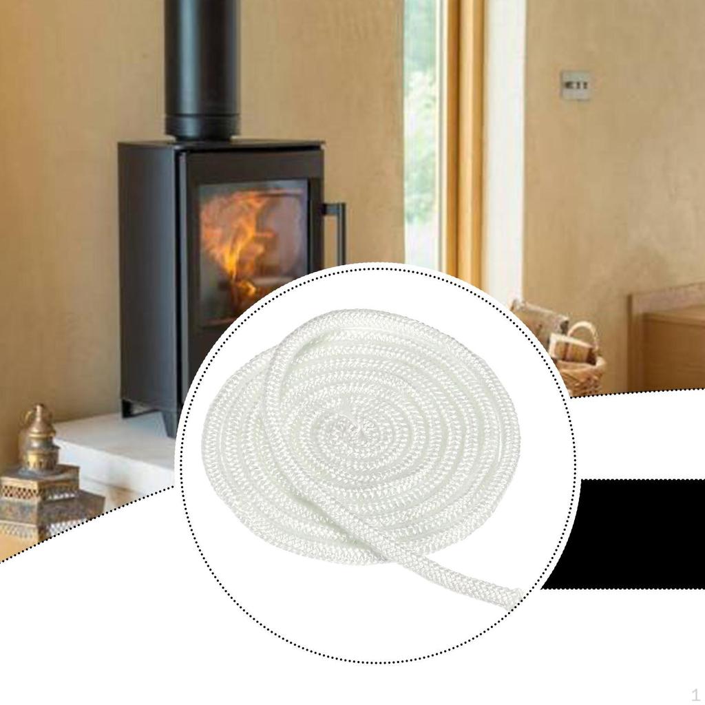 Door Seal, High Temperature Resistant, 4 Meter Rope, Fiberglass Seal