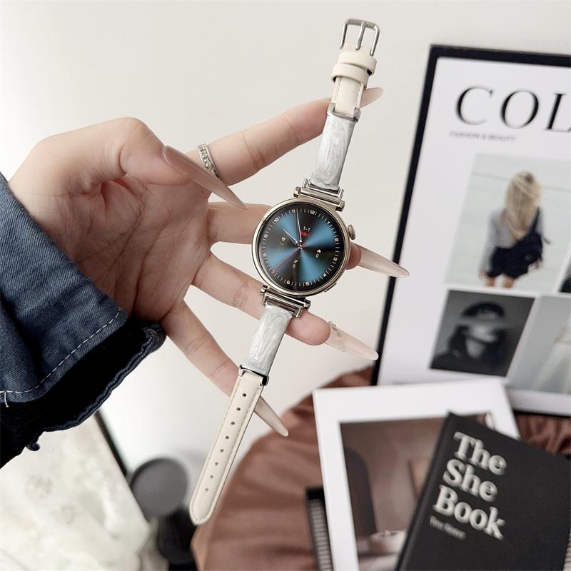 Dressy Leather Strap for 18mm 20mm 22mm huawei watch GT6 41MM xiaomi oppo Slim Genuine Leather Band Bracelet for huawei watch Fit Fit2 Fit3 Fit4 band