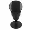 Gaming Microphone Quick Mute Function Pop Filter Colorful Light USB Condenser Mic Black