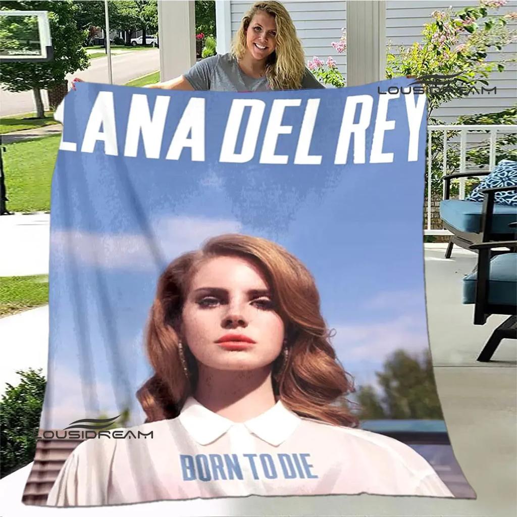 Lana Del Rey Coperta stampata sottile Morbida e confortevole Coperta per casa, viaggio, biancheria da letto regalo di compleanno