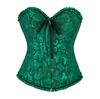 Elegant Satin Corset with Sweetheart Neckline and Ruffled Edges