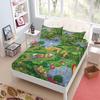 Jurassic Dinosaurs Children Fitted Sheet Set King Queen Double Full Size Bed Linen Set