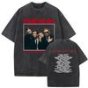 2026 Hot Sale Washed Vintage The 1975 about You Print T-shirt Being Funny in A Foreign Language Album Tshirt Men Women Hip Hop Casual T Shirt