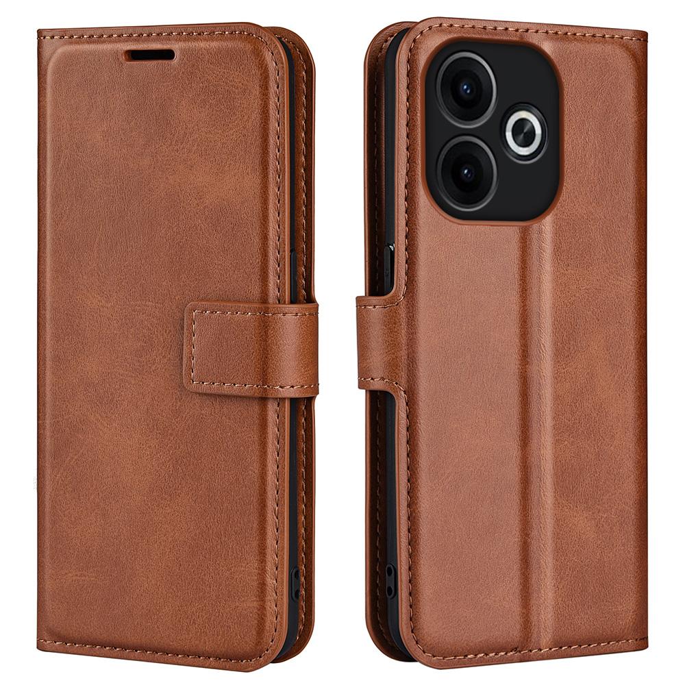 

Для Oppo A5 Pro 4G (Глобальний)/5G (Глобальний)/A5 Energy 5G (Китай) Чохол-підставка проти подряпин, шкіряний чохол для телефону з текстурою теляти F