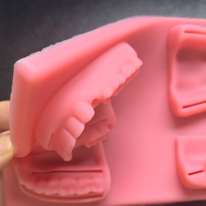 Zahnfleisch Haut Naht Chirurgische Übung Medizinische Hautnaht-Auflage Labor Modell Silikon Parodontitis Naht Modell Trainings-Set