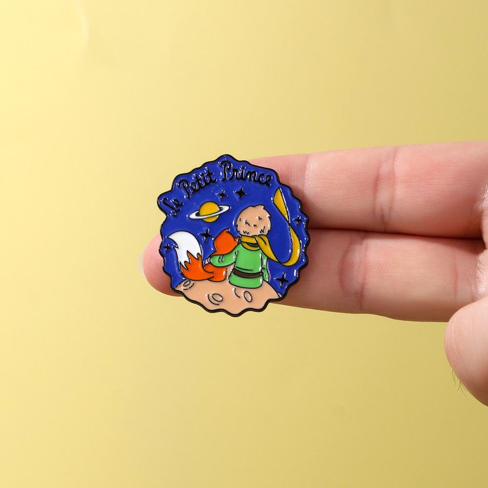 

Little Prince Cartoon Badge, Bag, Pencil Case, and Waist Cincher Set - Cute and Stylish Decoration Collection