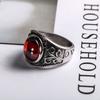 2026 Magic Pomegranate Ruby Ring Temperament Men's Fashion Trend Ring