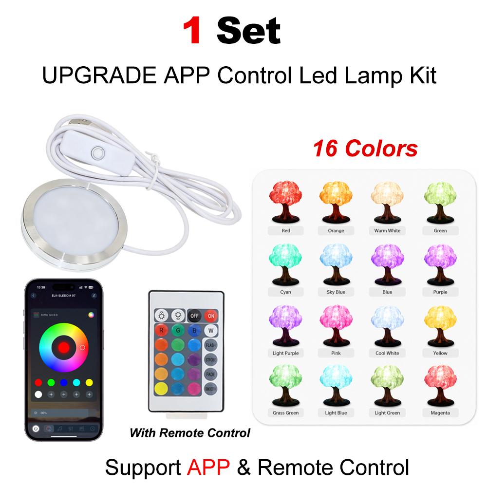 Nově upgradováno 2.0 Pro sadu Bambu Lab 001 LED lampa Ovládání přes aplikaci Povoleno Měnící barvu RGB světlo DIY Model Hardware Kryt lampy 001