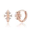 Cranne 14K Gf Snowflake One-Touch Earrings C24Egf105