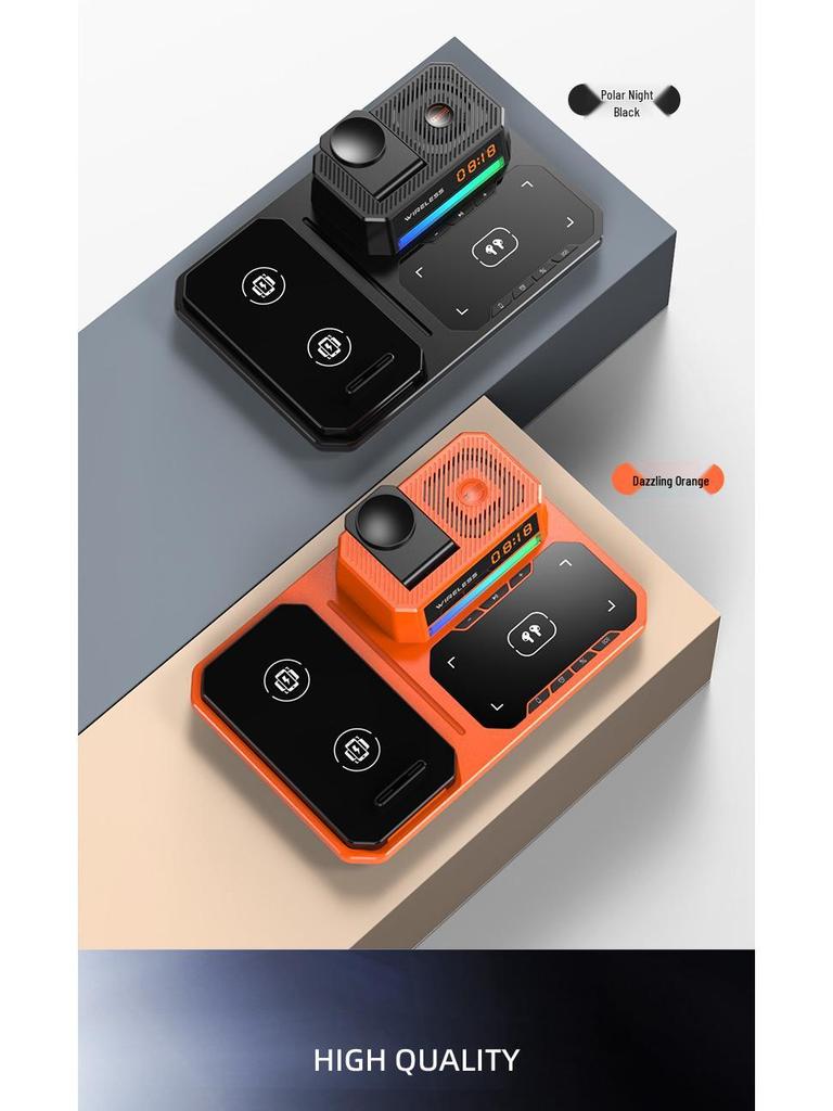 Cross-Border Multifunctional 6-in-1 Wireless Charging Station for Phones, Earphones, and Watches