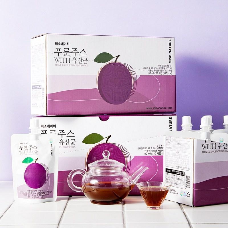 Prune juice with lactic acid bacteria, 800ml, 2 boxes