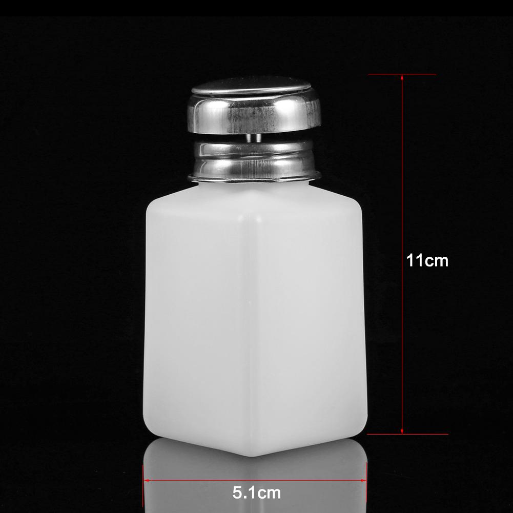 200ML Pump Dispenser,Eye Makeup Remover Empty Bottle for Nail Polish Remover