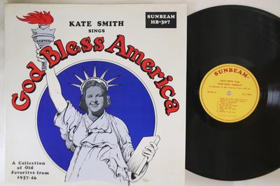 LP Record KATE SMITH - God Bless America HB307 SUNBEAM 1974 US Jazz Used
