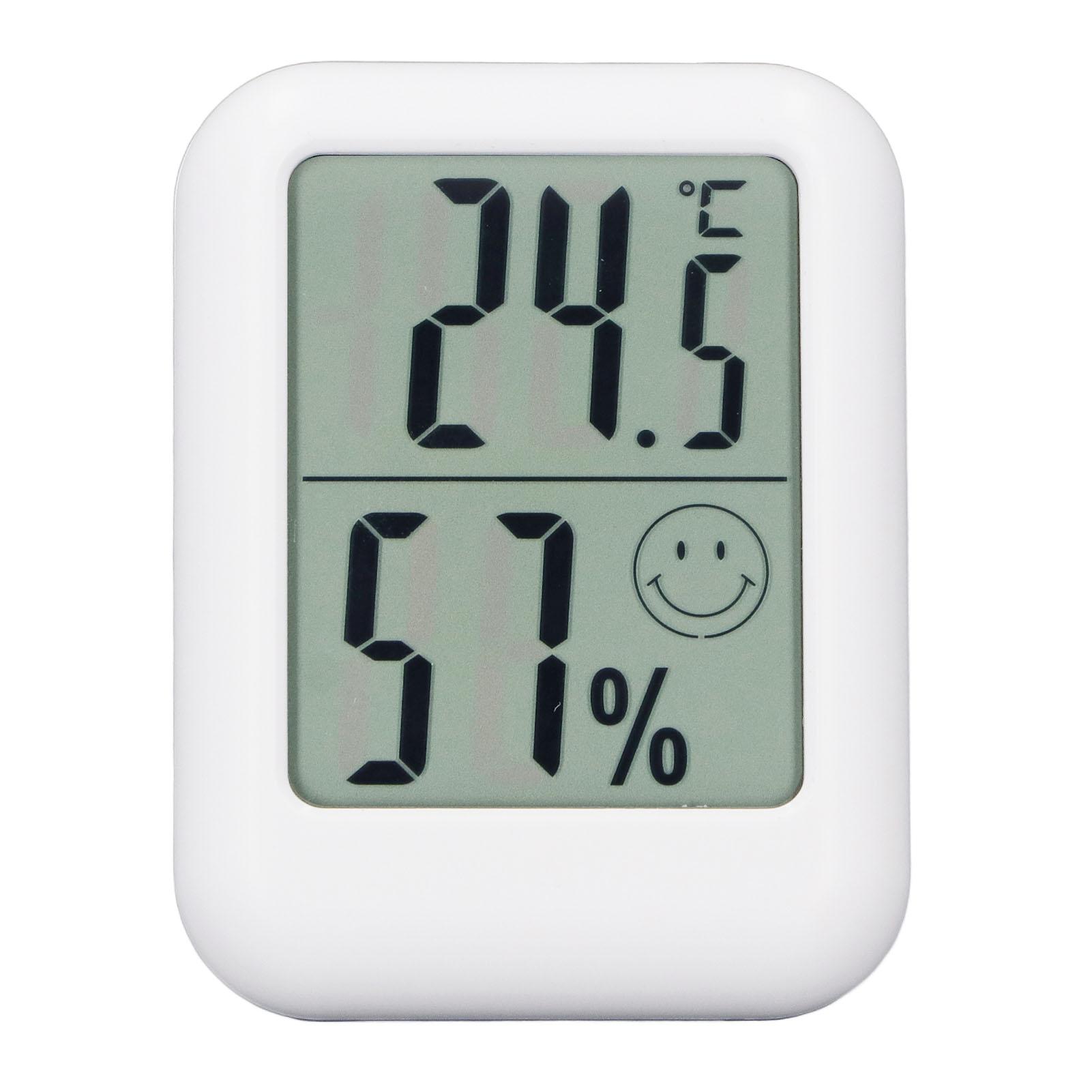 Digital Display Temperature Humidity Gauge Meter Accurate Electronic Thermometer Hygrometer for Bedroom Office ABS