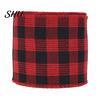 Christmas Bowknot Making Ribbon 1 Roll 2Mx5CM Red Black White Plaid Santa Car Wired Gift Decorative Packing DIY Craft Xmas Tree Decoration Wreath