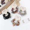 6-Piece Set of Korean Simple Bow Hair Ties 