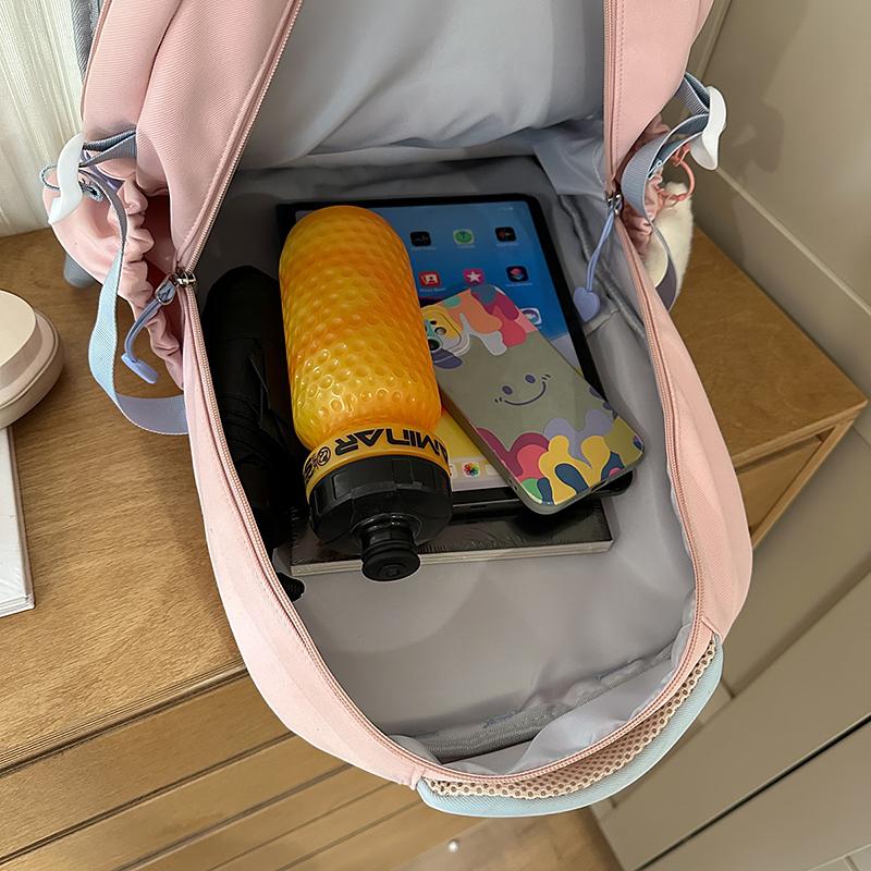 Sac à dos pour femmes léger cartable d'étudiant de lycée