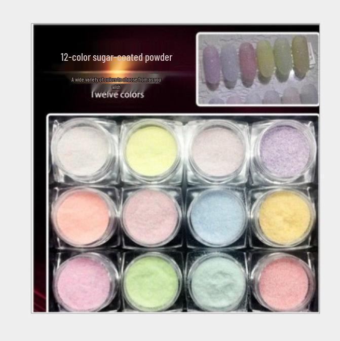 Japanese Iridescent Nail Art Candy Coating Powder - Starlight Sugar Effect